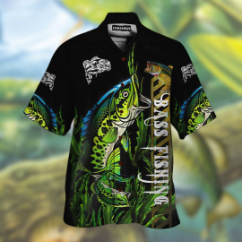 Bass Fish Hawaiian Shirt