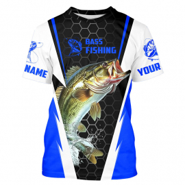 Custom Name Largemouth Bass Fishing Bass Tournament Fishing T-Shirts